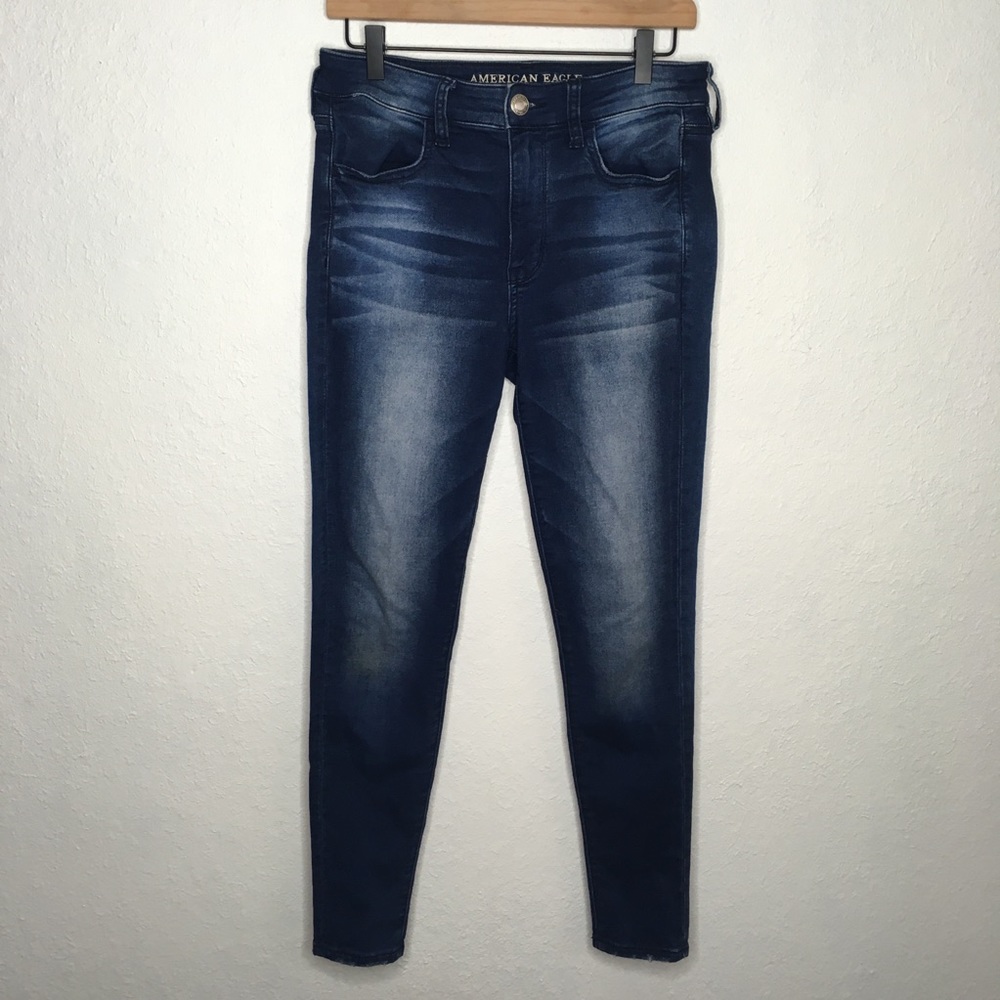 American Eagle Super Stretch Hi Rise Jeggings Sz 8